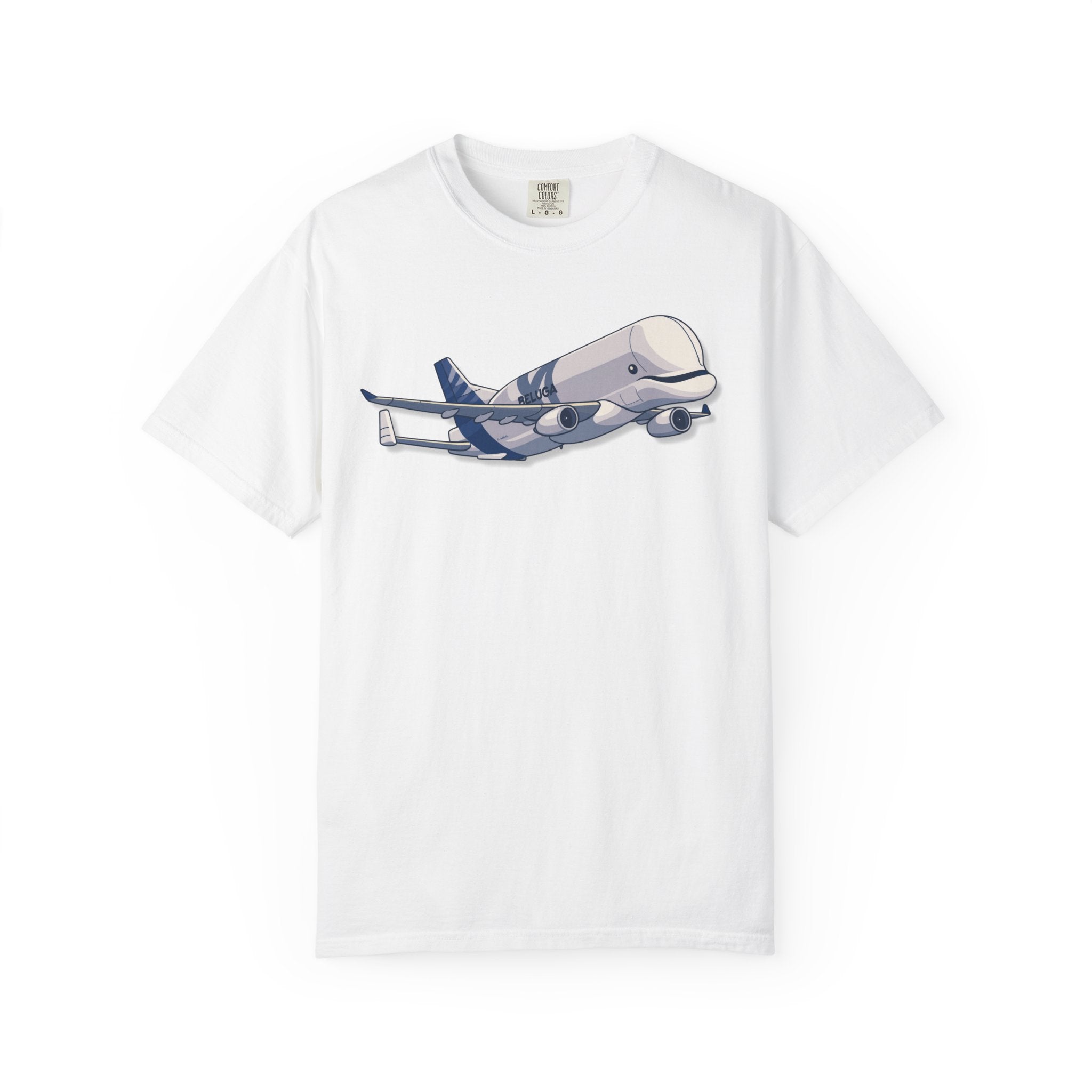 The Flying Beluga Airplane T-Shirt