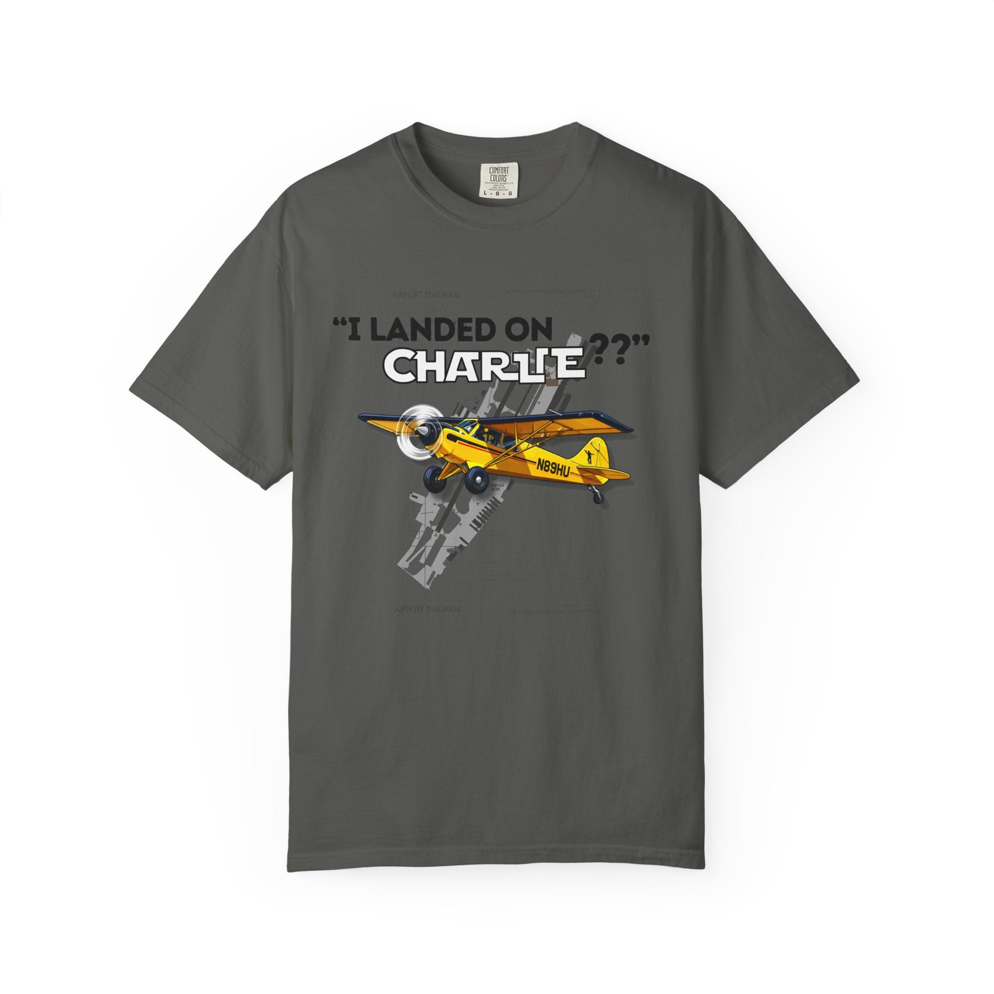 I Landed On Charlie?? Husky 89HU VASAviation T-Shirt