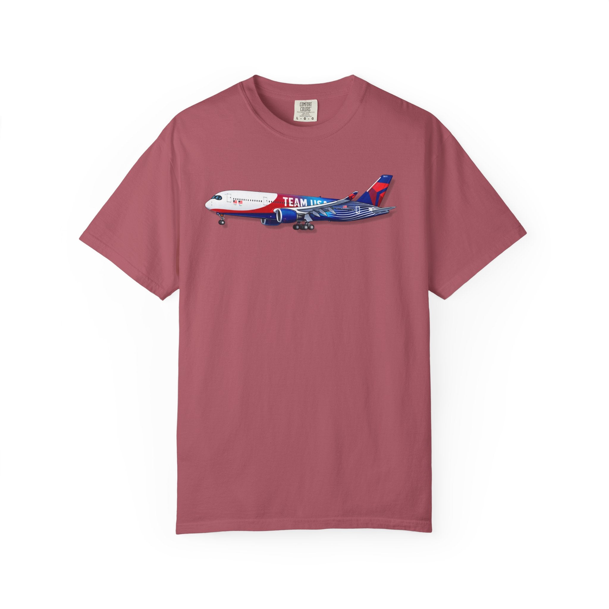 Red, White and Blue A350 2026 T-Shirt