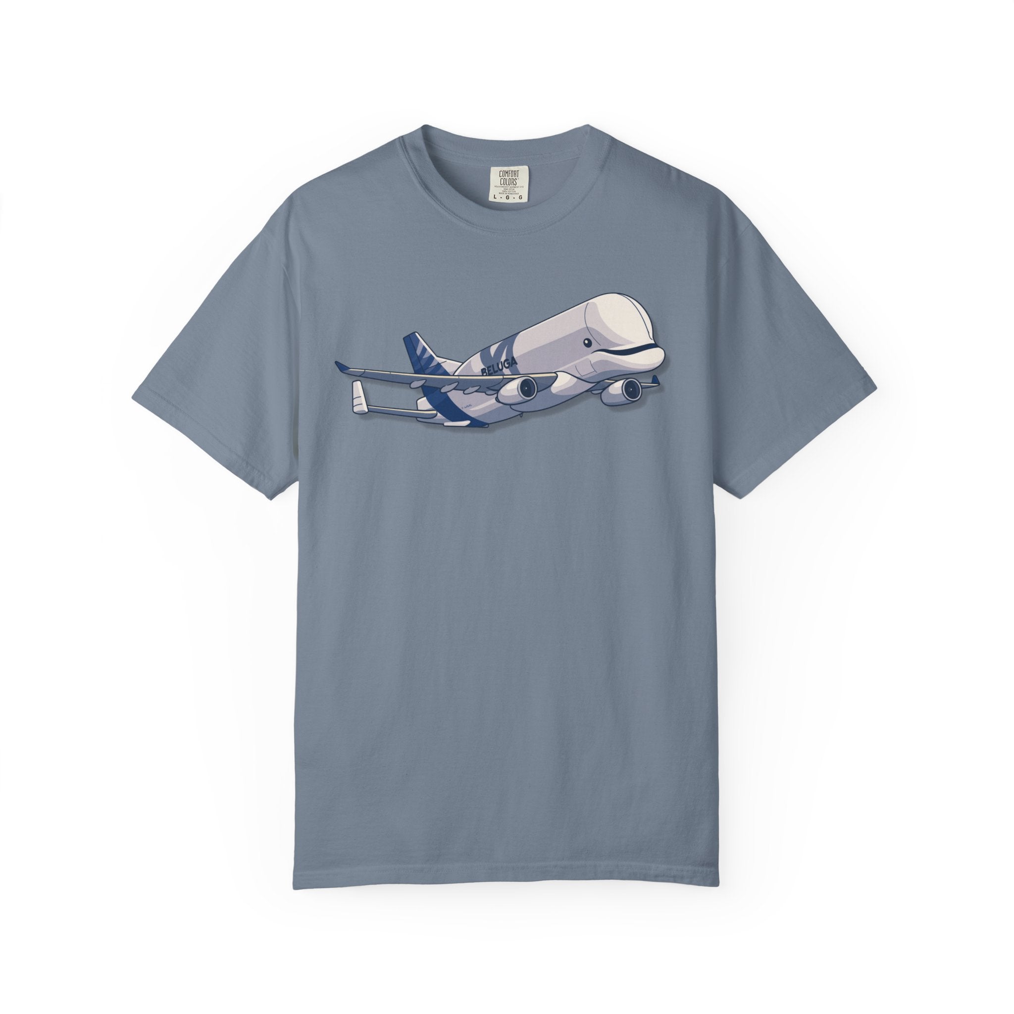The Flying Beluga Airplane T-Shirt