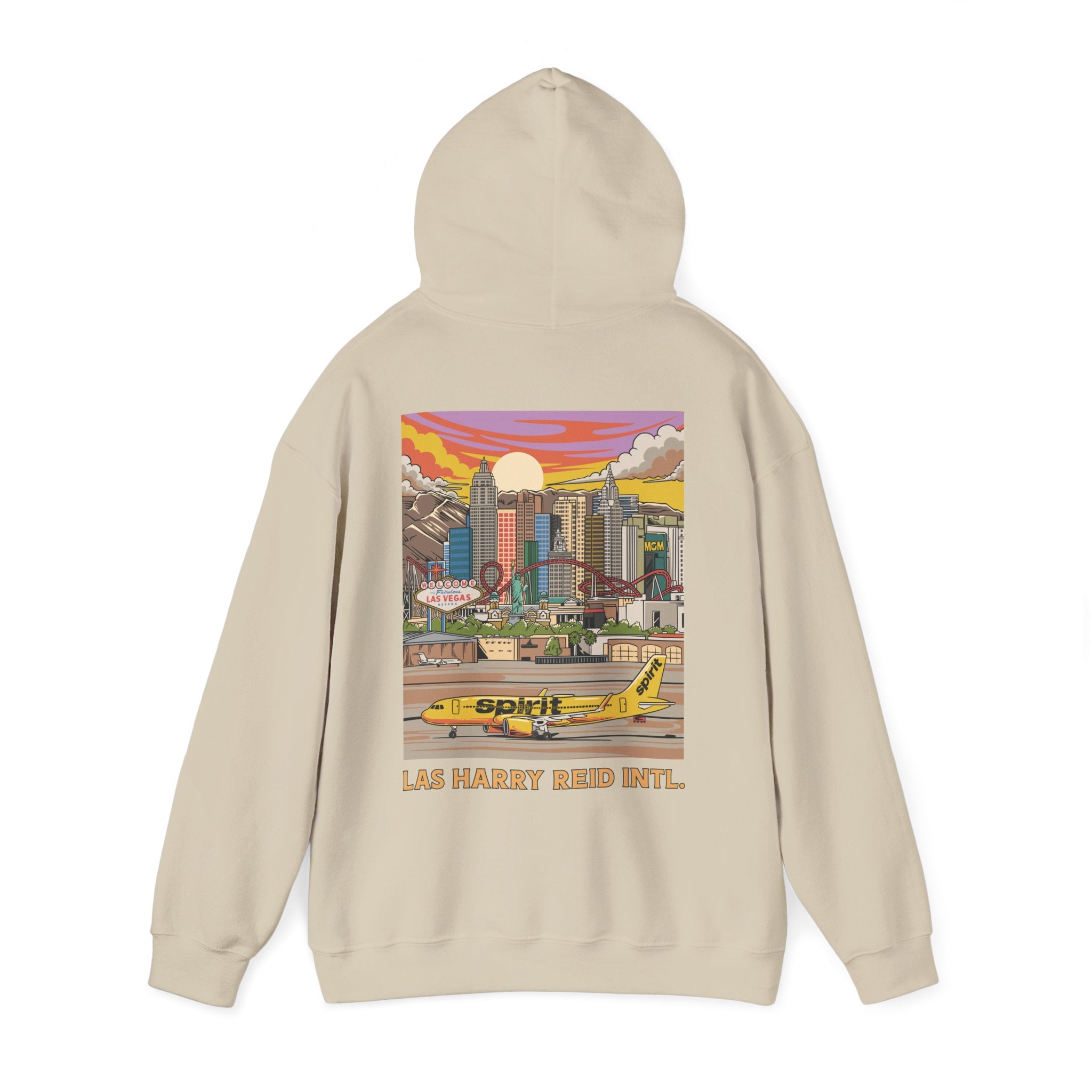 LAS Harry Reid Intl. Airport Hooded Sweatshirt (Hoodie)