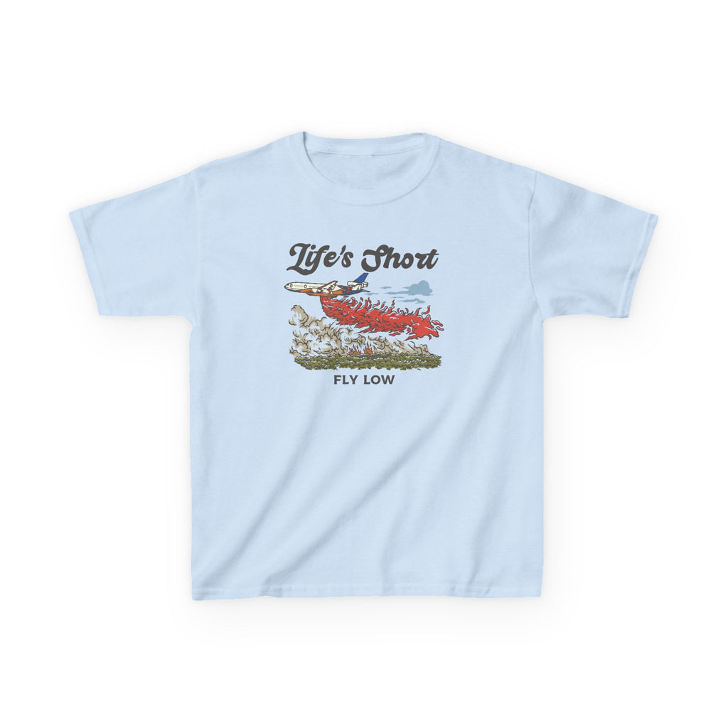Kids Airplane T-Shirt - Fly Low (Tanker Edition)