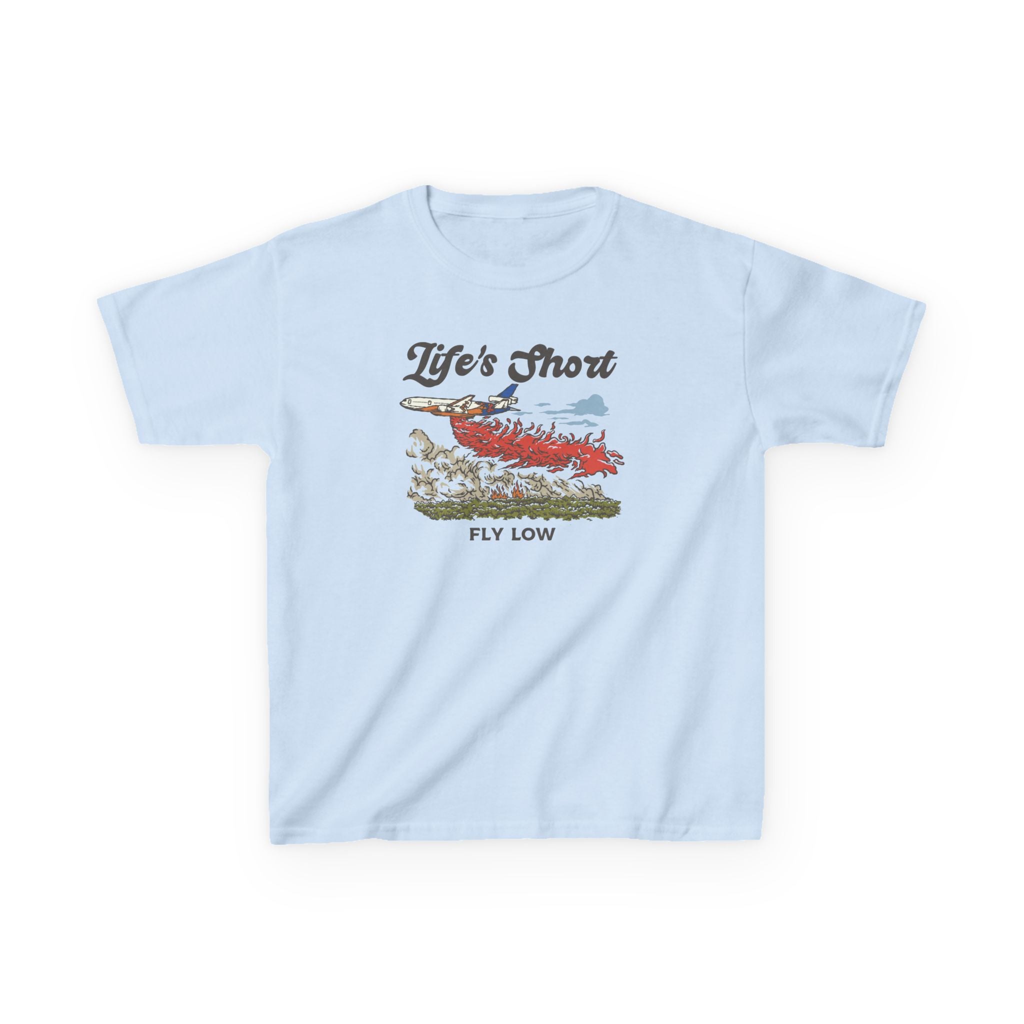 Kids Airplane T-Shirt - Fly Low (Tanker Edition)