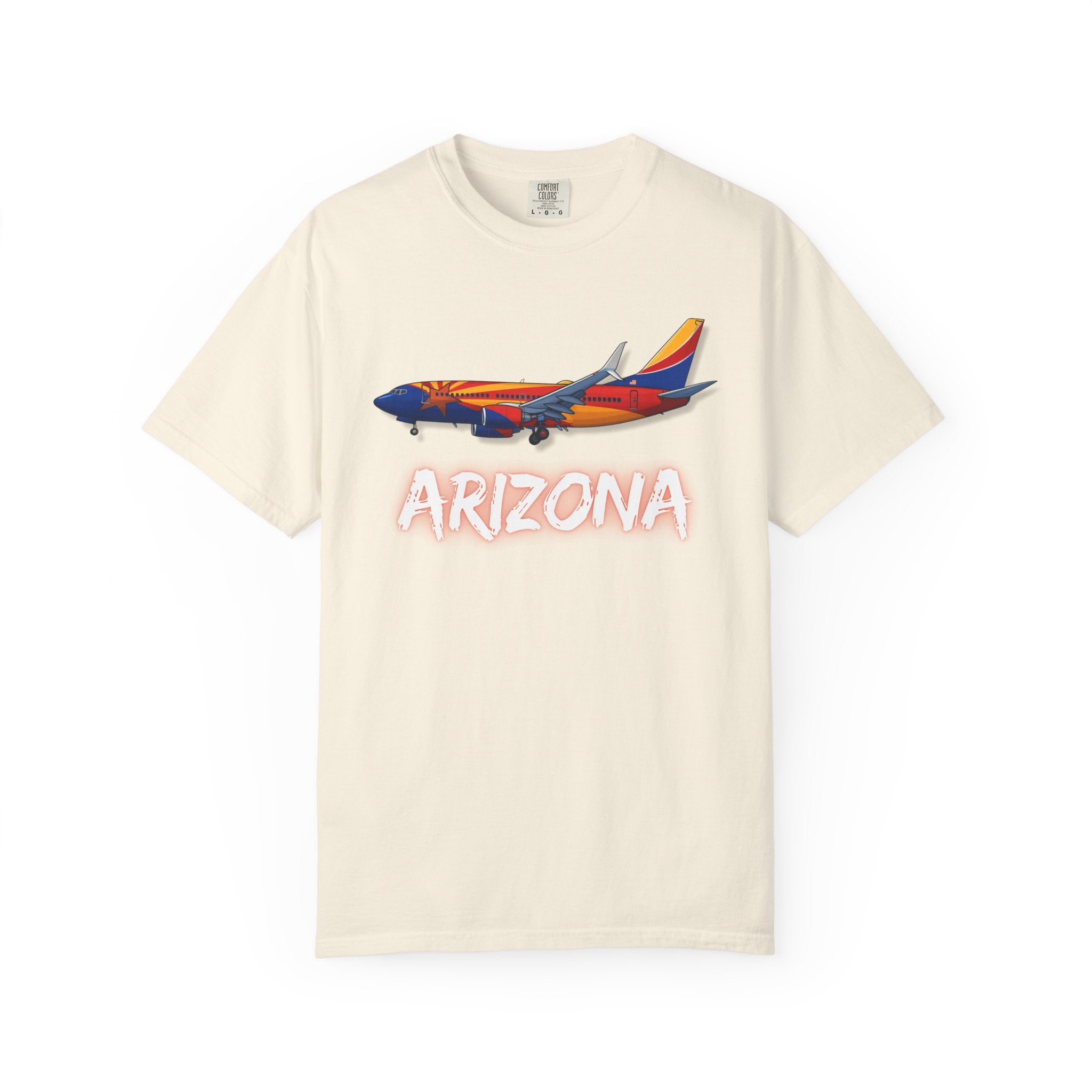 The ARIZONA | State Flag | 737 Plane T-Shirt