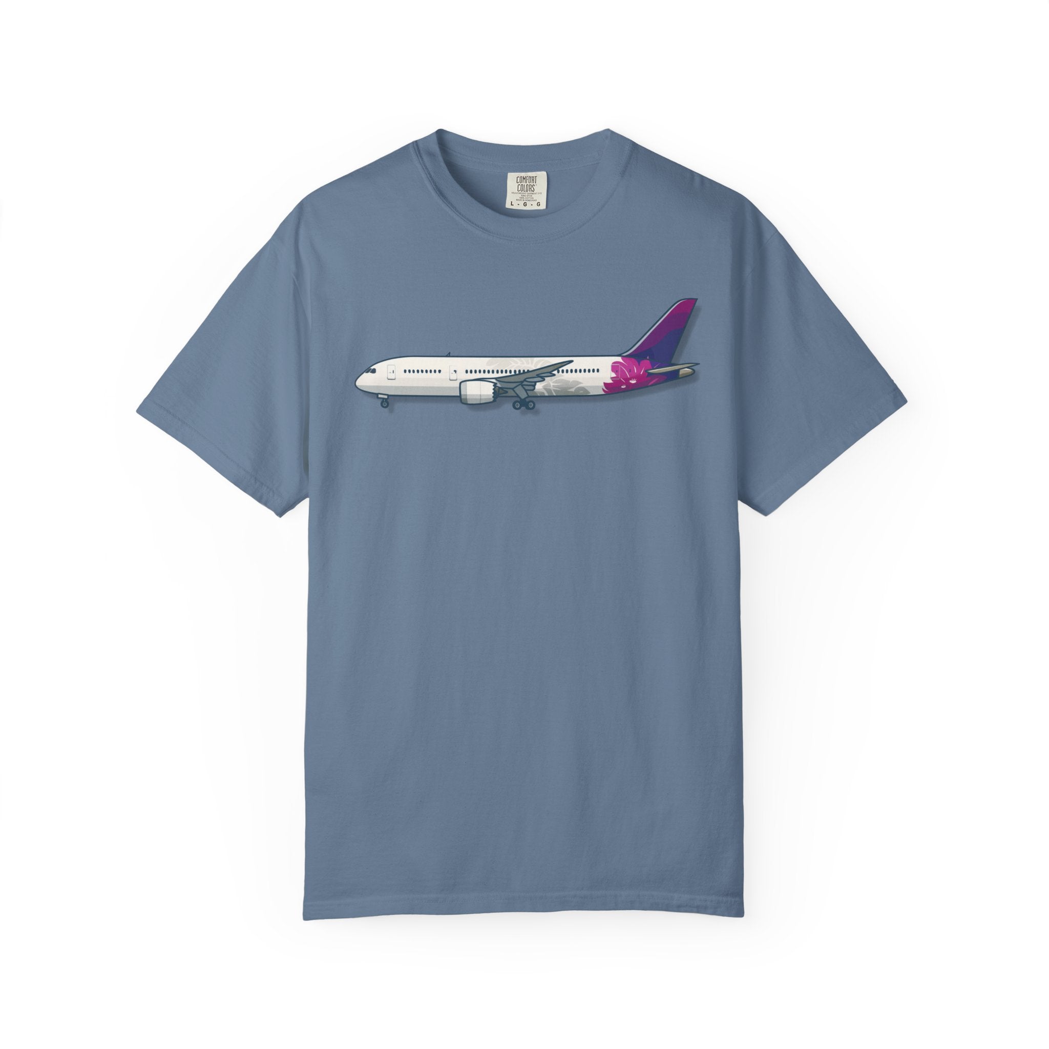 "Sparky" - The Flower B787 Airplane T-Shirt Hawaiian