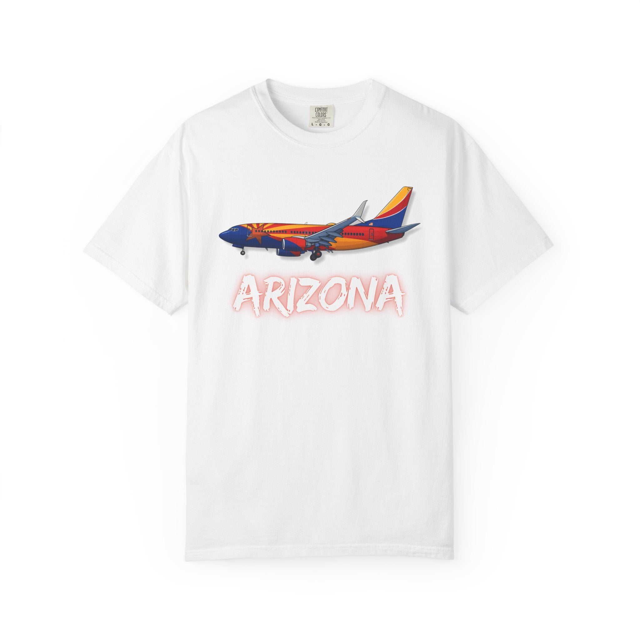 The ARIZONA | State Flag | 737 Plane T-Shirt