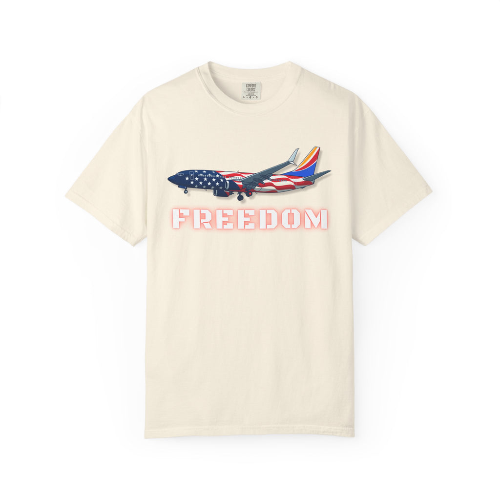 The AMERICA | Freedom Flag | 737 Plane T-Shirt