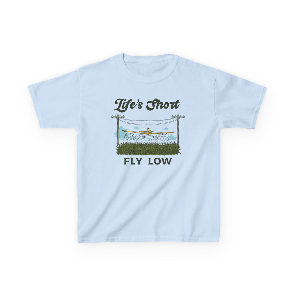 Kids Airplane T-Shirt - Fly Low