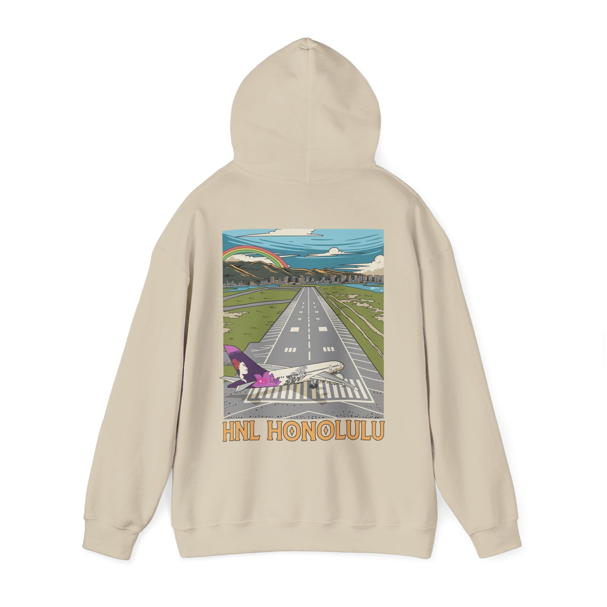 HNL Honolulu Airport (HAL 787) Hooded Sweatshirt (Hoodie)