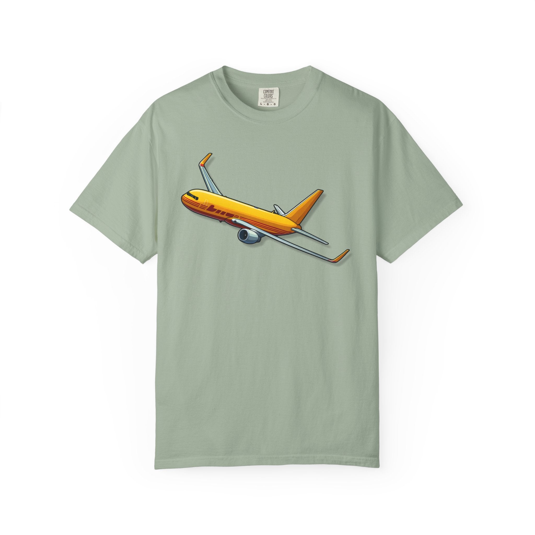 The Worldwide Yellow Cargo B767 Airplane T-Shirt