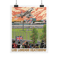 Rolled Poster - LHR London Heathrow Airport