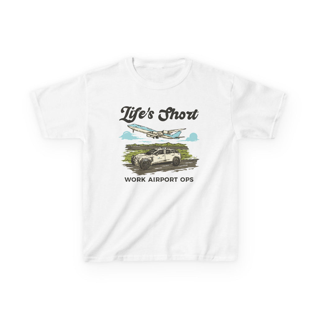 Kids Airplane T-Shirt - Work Airport Ops