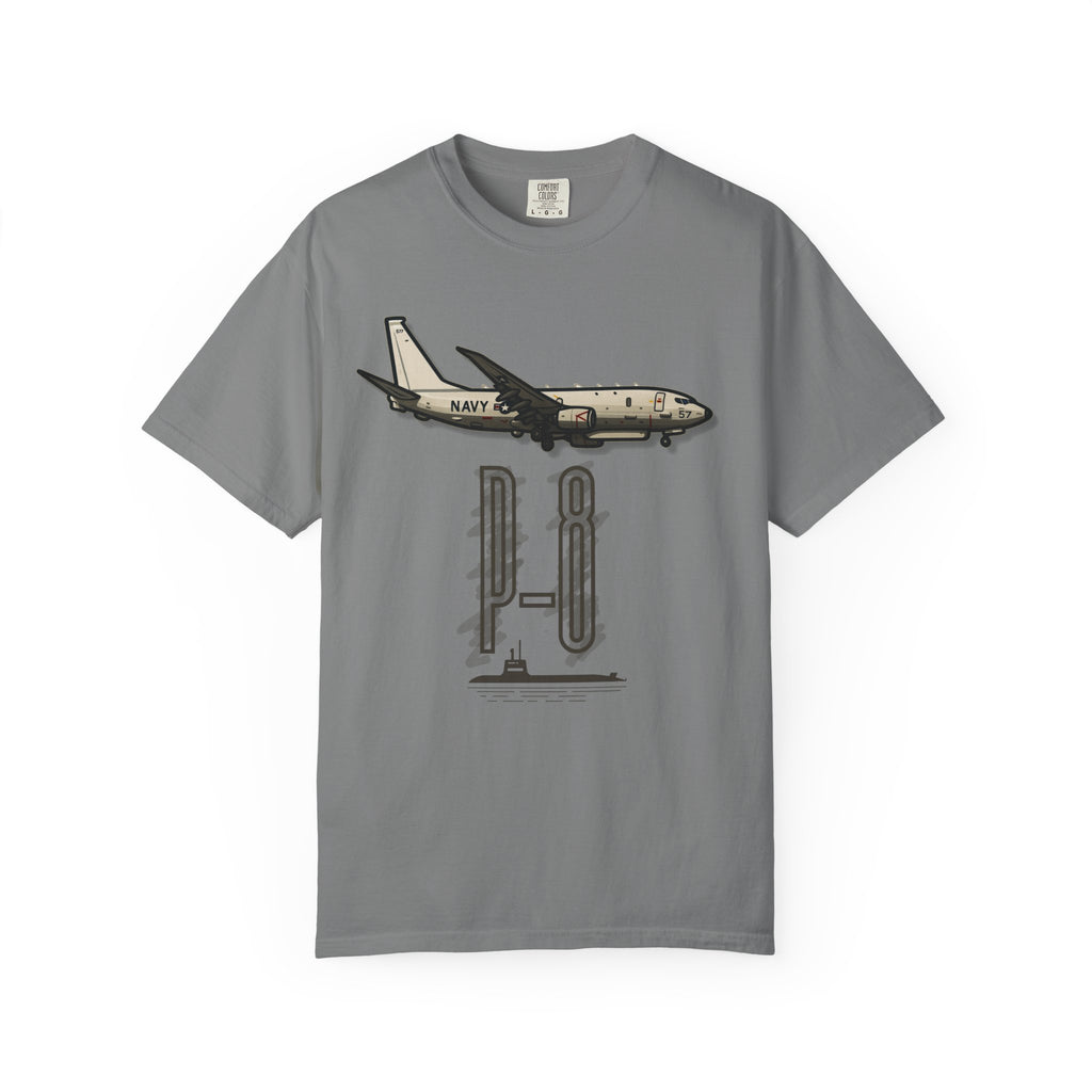 Sub Hunter - U.S. Navy P-8 Military Airplane T-Shirt