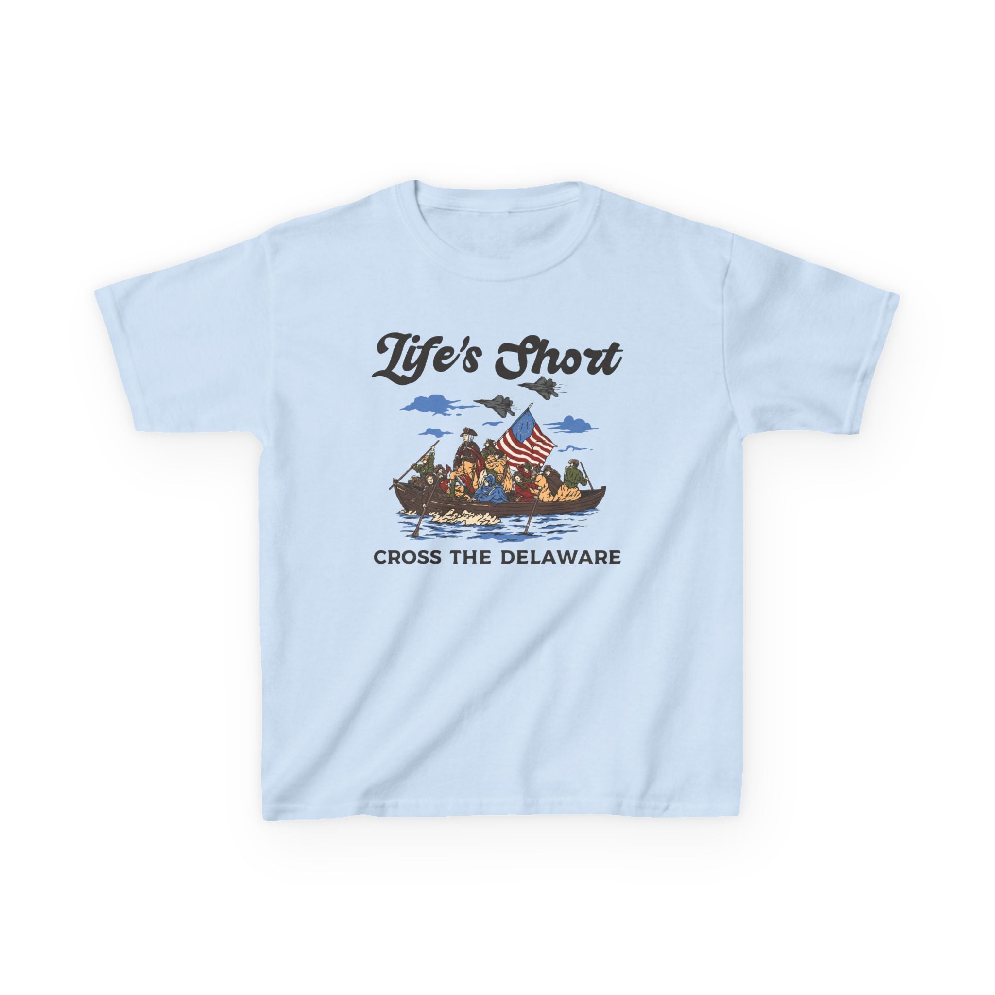 Kids Airplane T-Shirt - Cross The Delaware