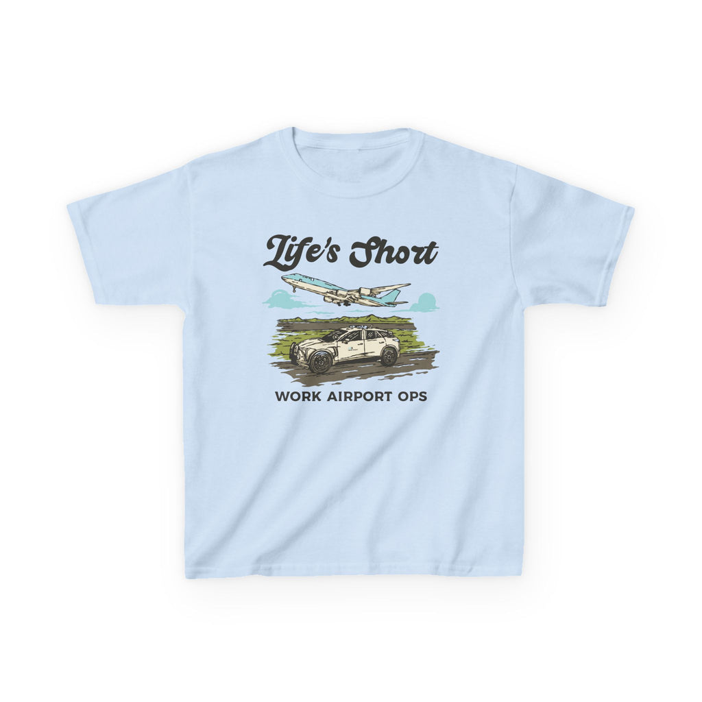 Kids Airplane T-Shirt - Work Airport Ops