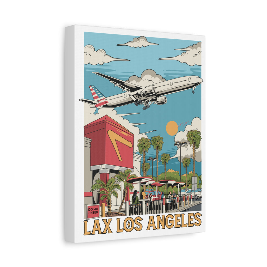 1.25" Stretched Matte Canvas - LAX