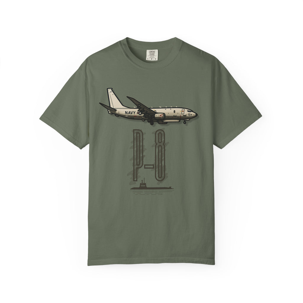 Sub Hunter - U.S. Navy P-8 Military Airplane T-Shirt