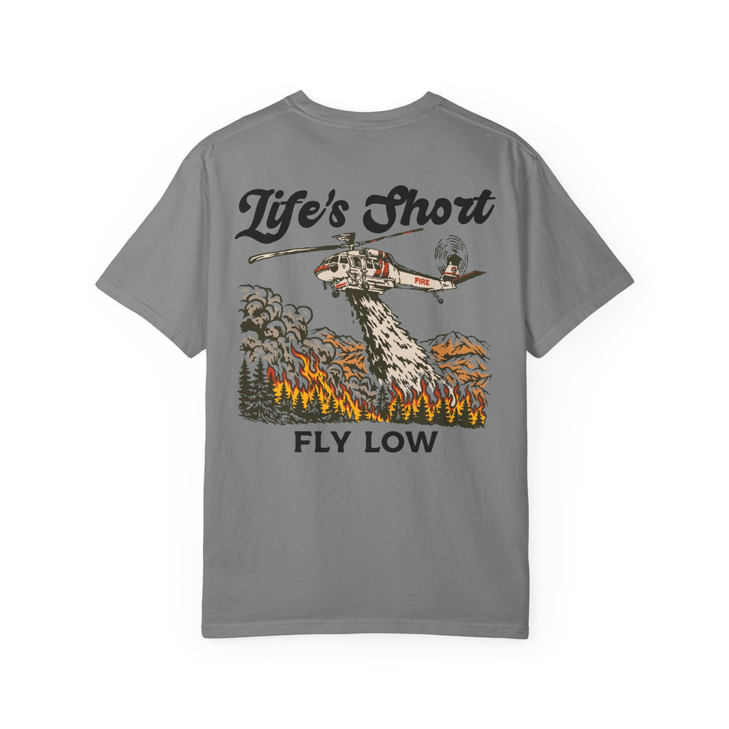 Life's Short - Fly Low (S-70i Firehawk Edition) T-Shirt