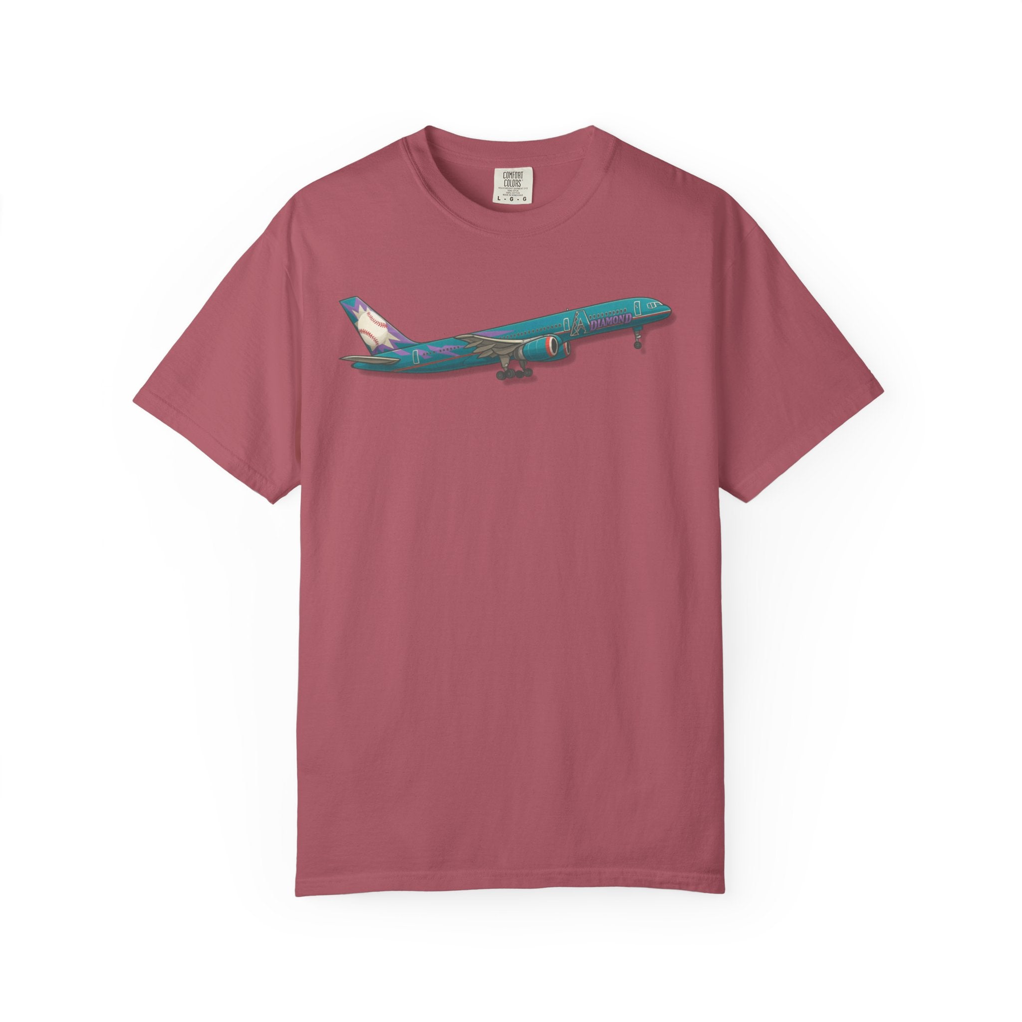 The Hometown Baseball Cactus 757 Airplane T-Shirt