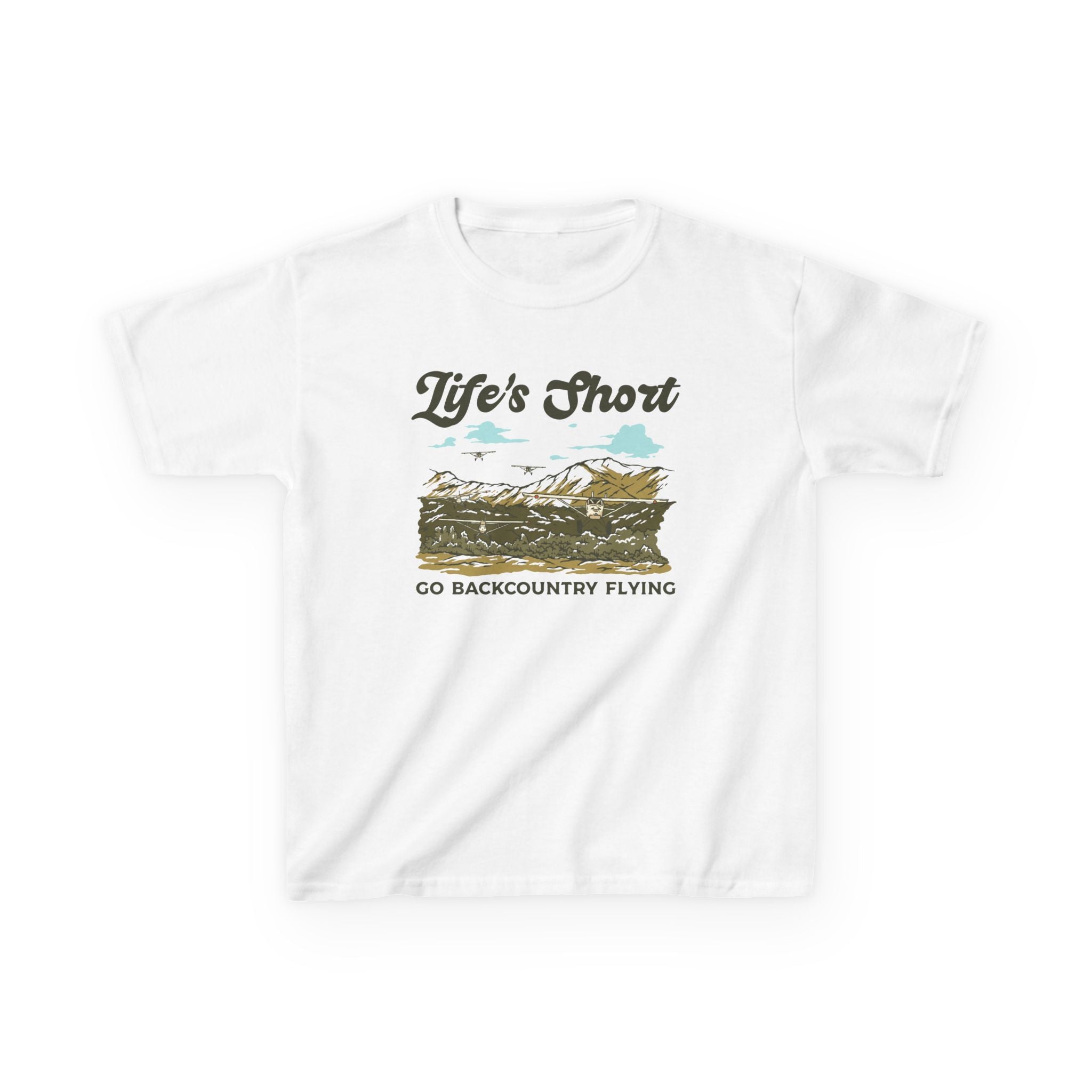 Kids Airplane T-Shirt - Go Backcountry Flying