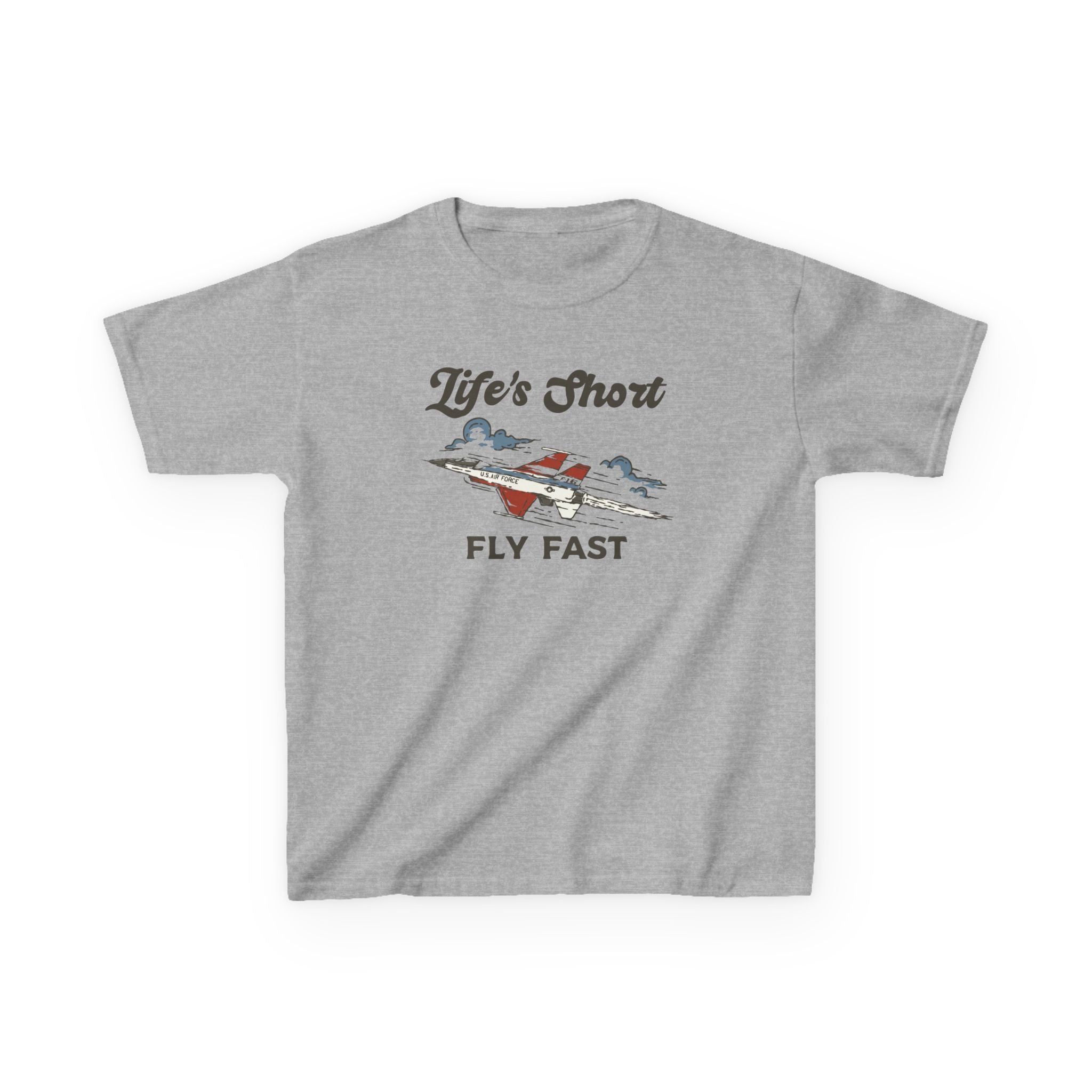 Kids Airplane T-Shirt - Fly Fast