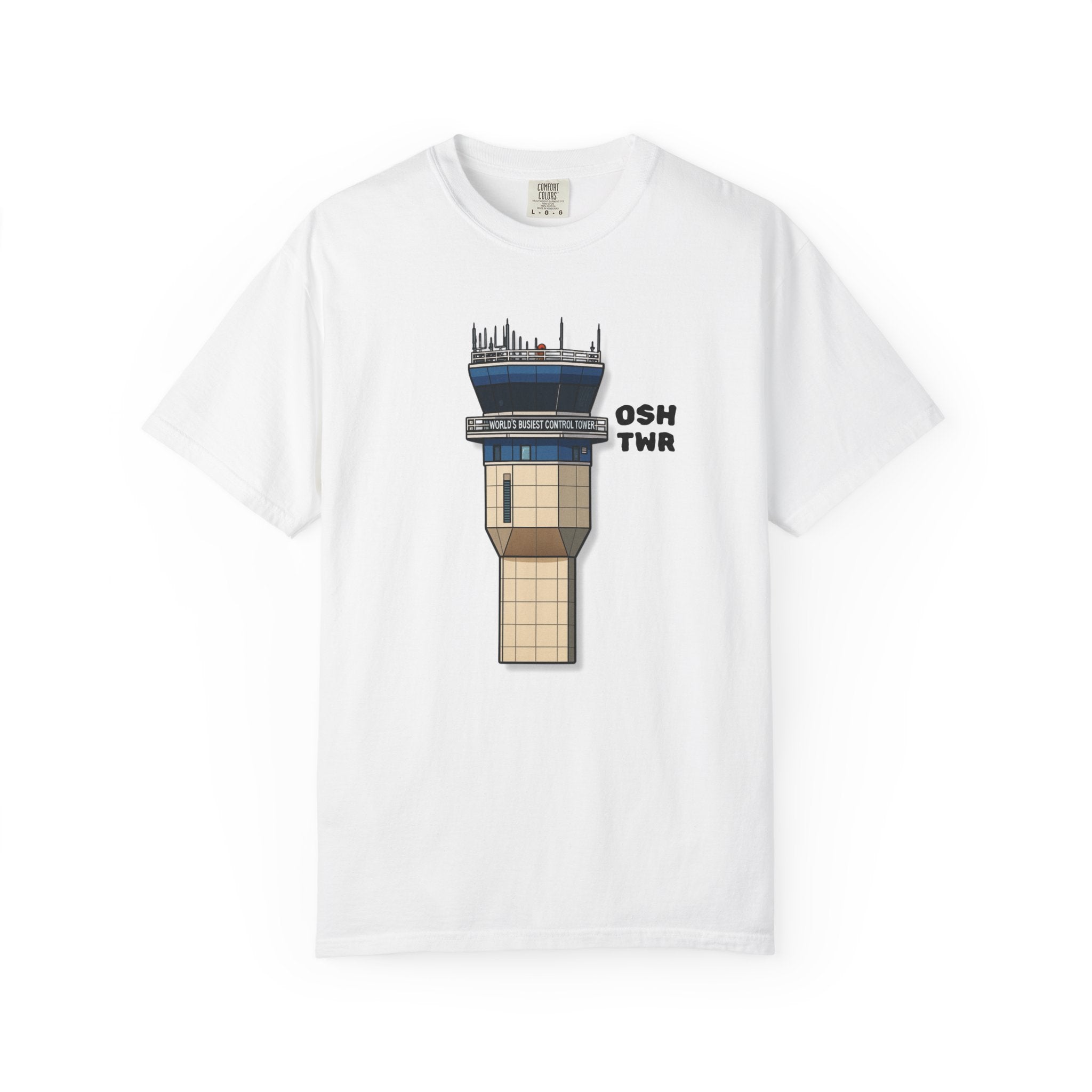 OSH - Oshkosh ATC Tower T-Shirt (World's Busiest Control Tower)