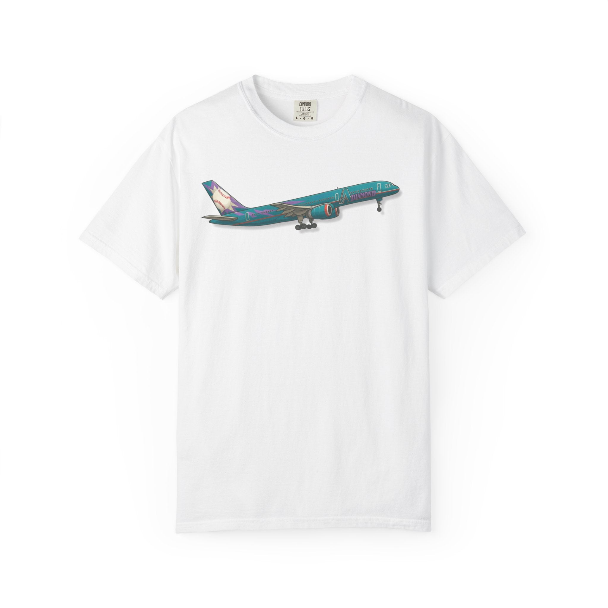 The AZ Baseball Cactus 757 Airplane T-Shirt