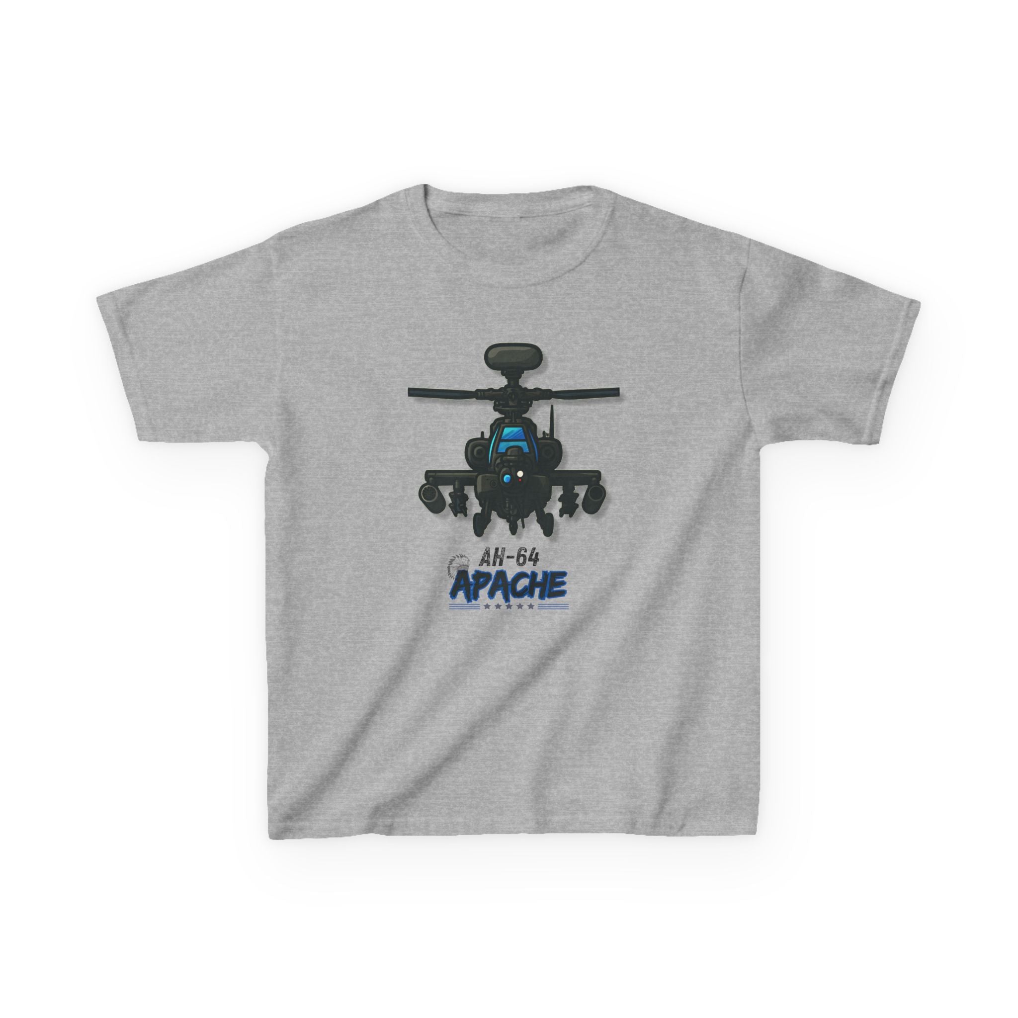 Kids Airplane T-Shirt - AH-64 Apache Longbow